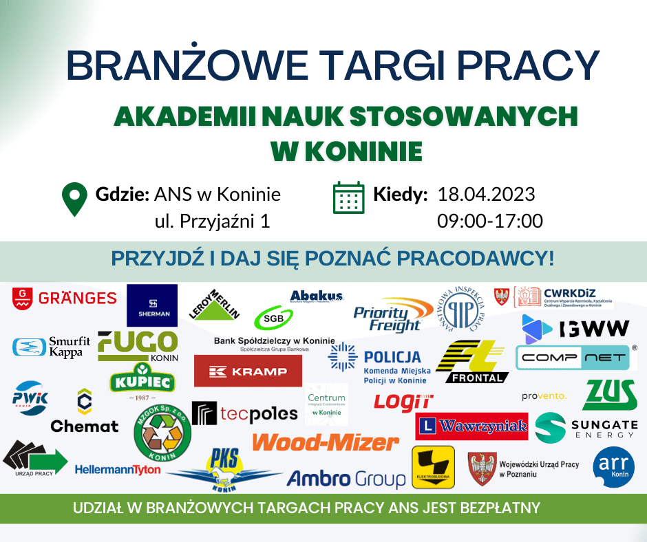 Branżowe Targi Pracy Akademii Nauk Stosowanych w Koninie 6