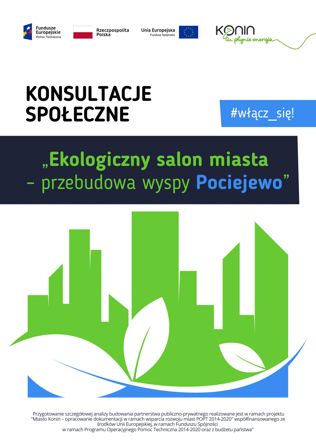 Konsultacje społeczne Ekologiczny salon Miasta projekt przebudowy wyspy Pociejewo