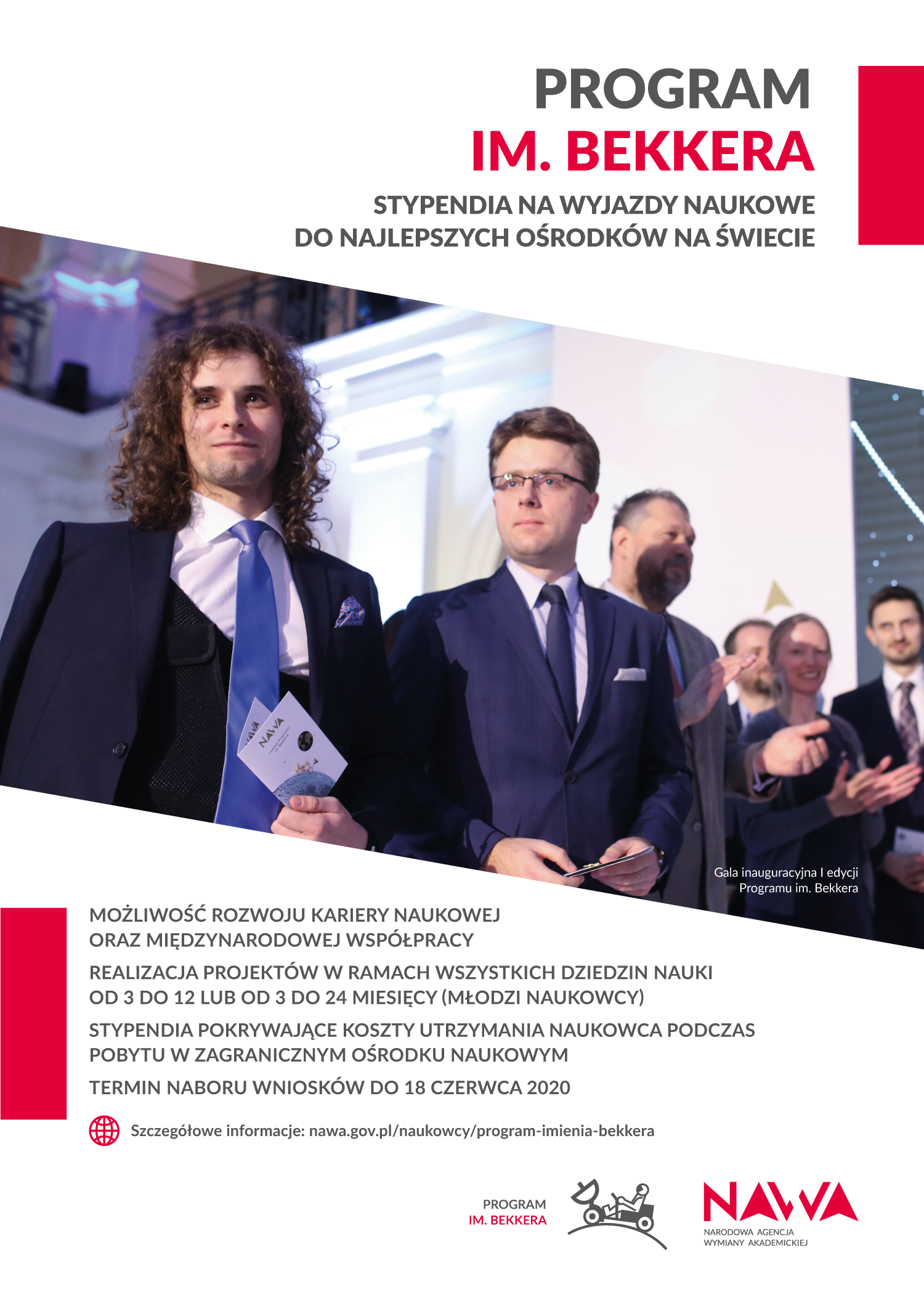 NAWA plakat Program im. Bekkera