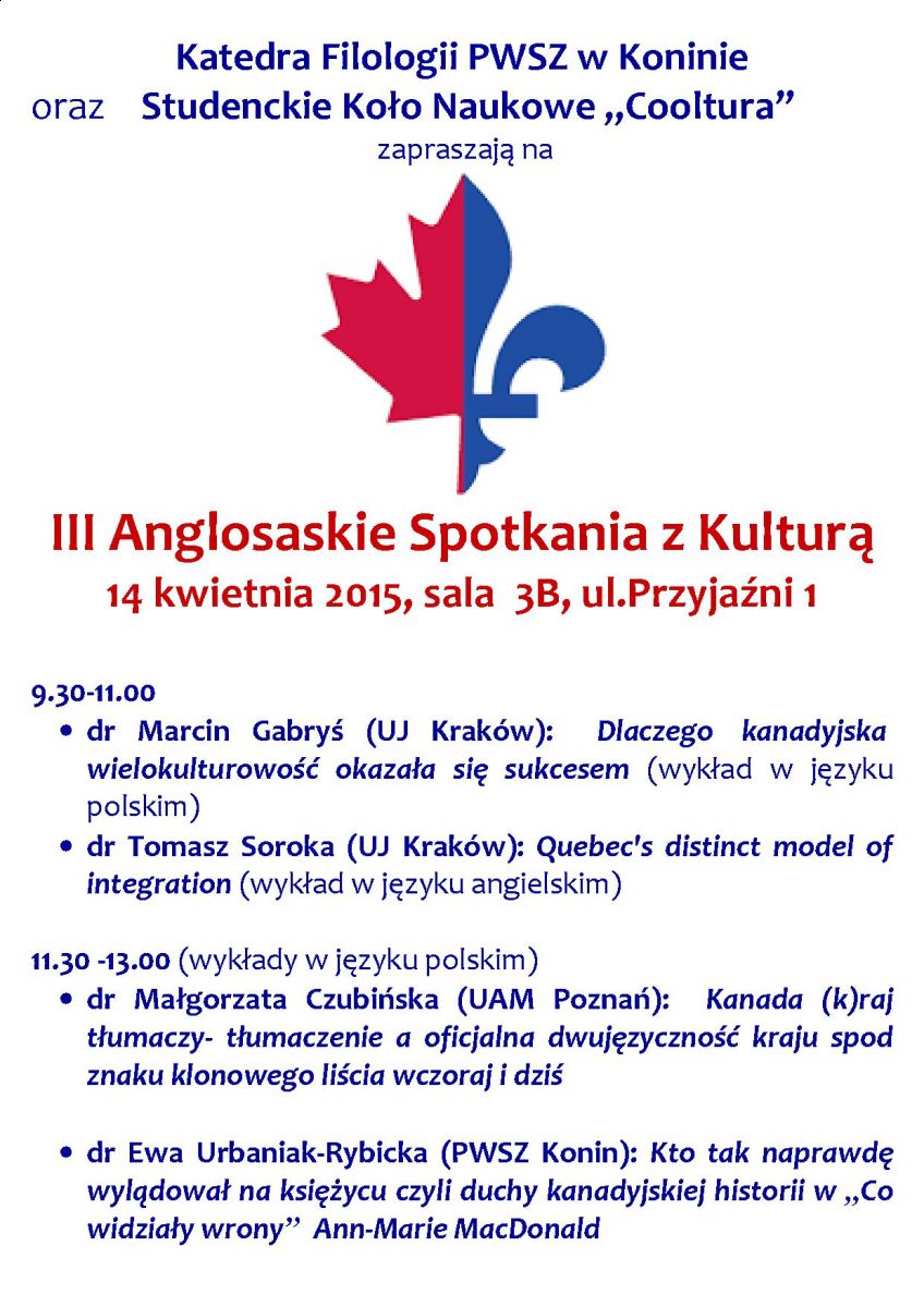 POPRAWNE SPOTKANIA PLAKAT