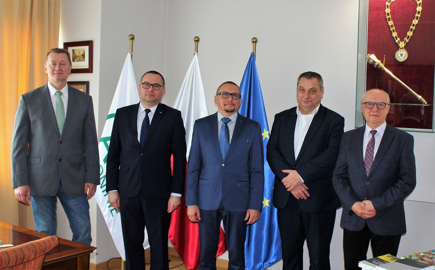 Rektorzy na spotkaniu