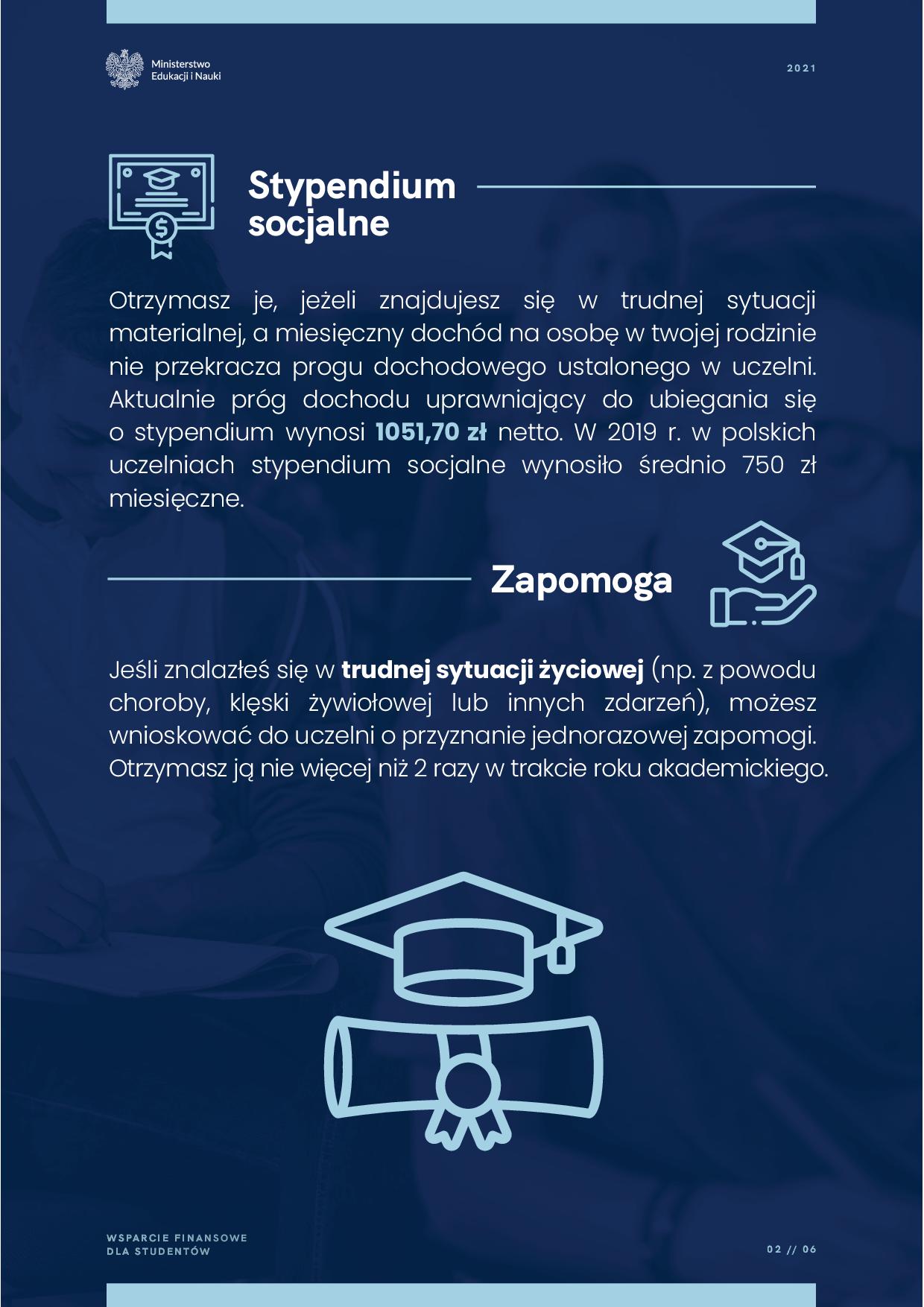 Wsparcie finansowe dla studentów informator MEiN 5155049 43585982