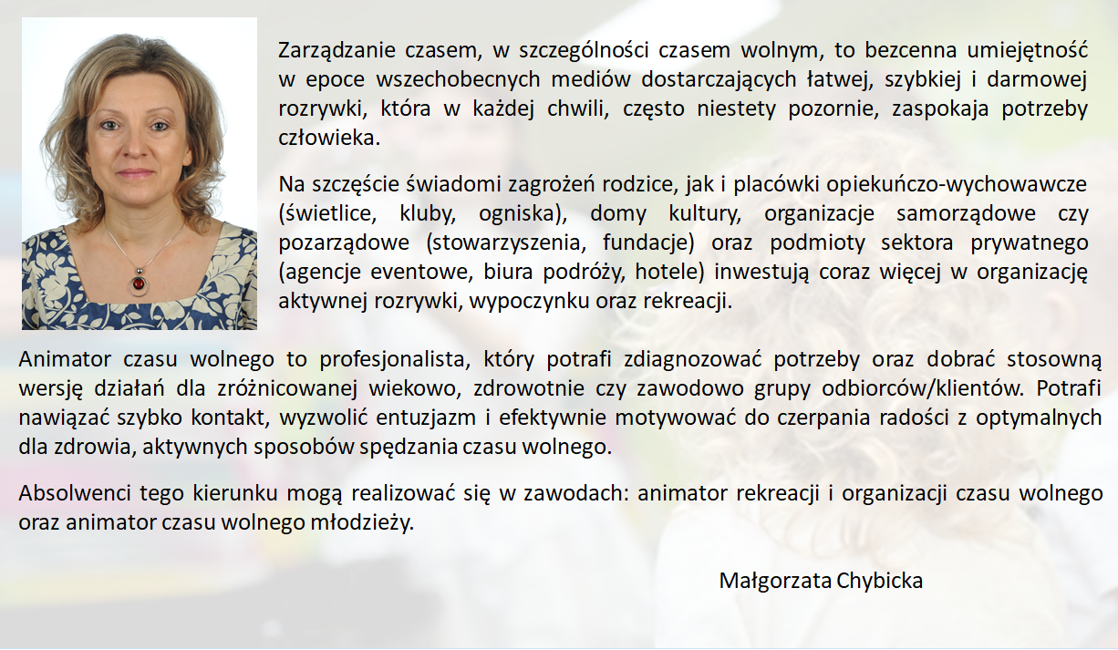 Animator czasu wolnego – akcja rekrutacja!