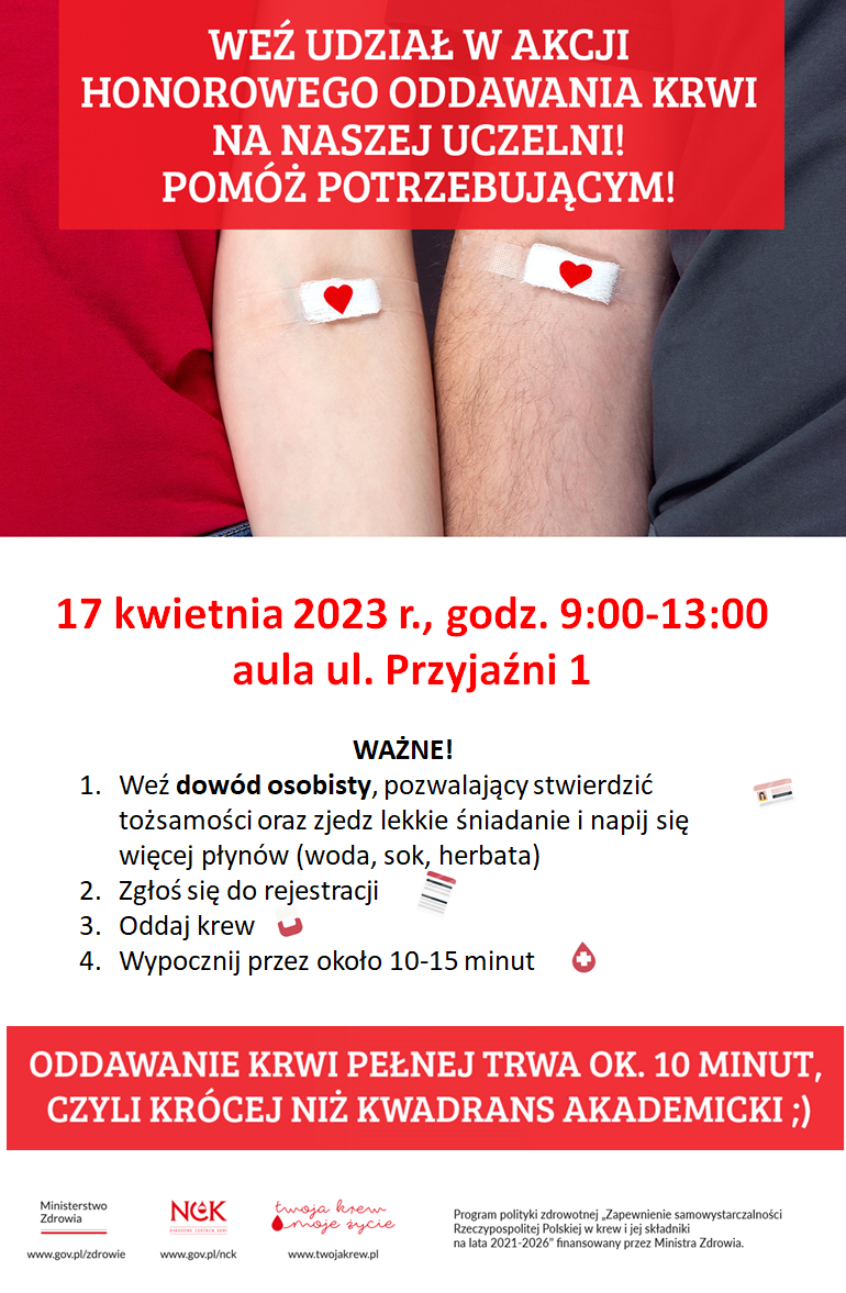 akcja oddaj krew 17 04 23