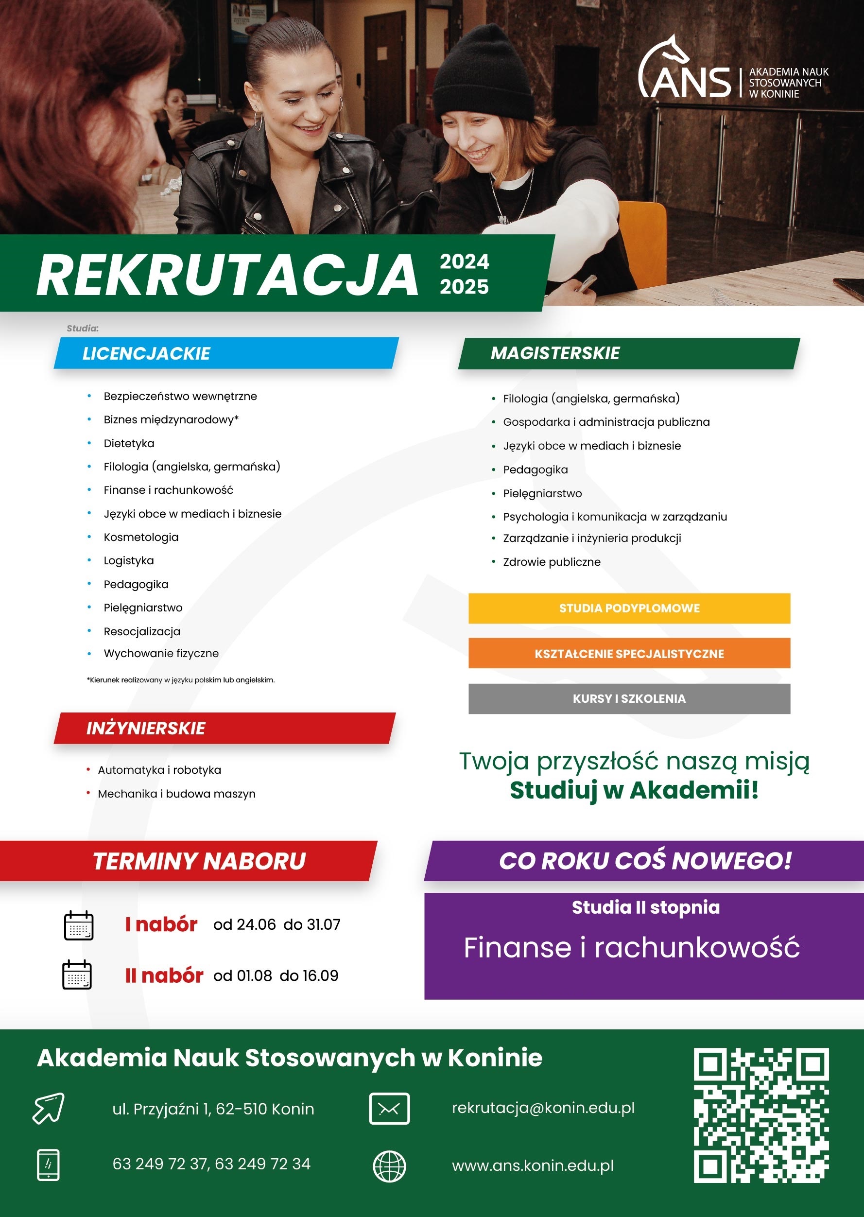 ans plakat rekrutacja