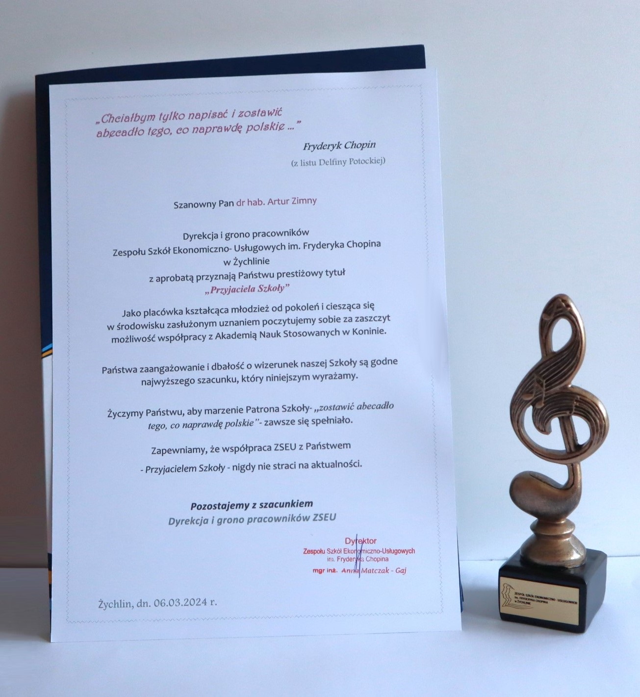 dzień patrona Żychlin