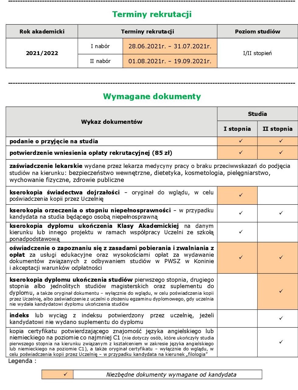 info dla kandydata 1