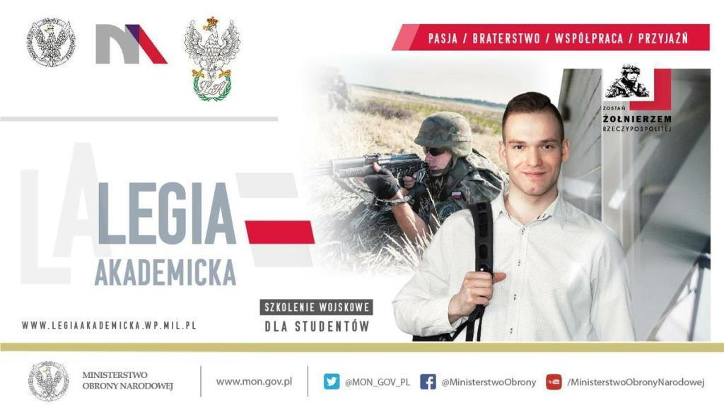 Rusza III Edycja Programu Ochotniczego Przeszkolenia Wojskowego Studentów „Legia Akademicka”
