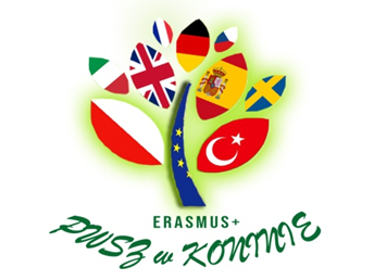 logo erasmus pwsz w koninie