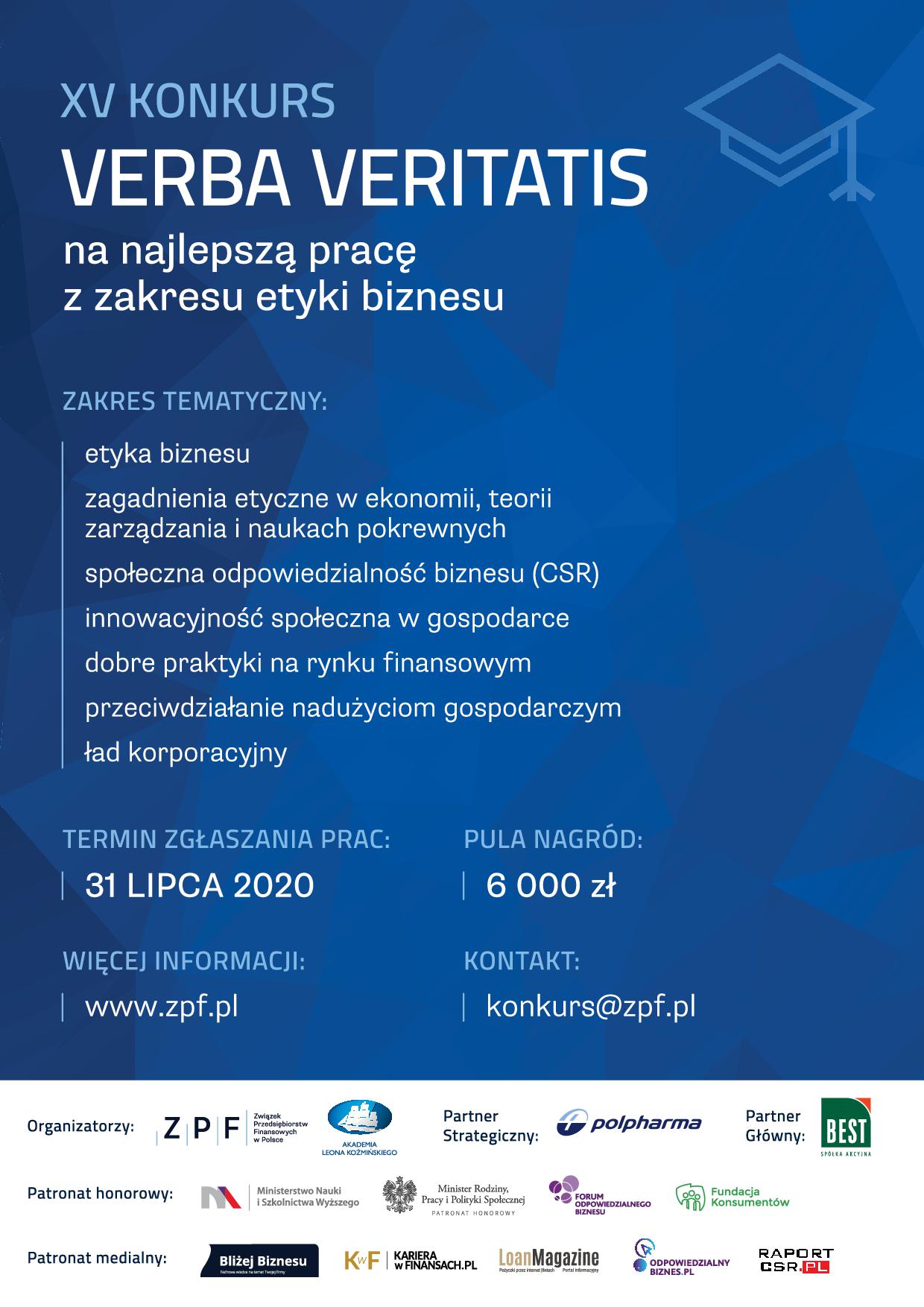 verba veritatis plakat 2020